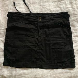 Vintage Gap Black Utility Miniskirt